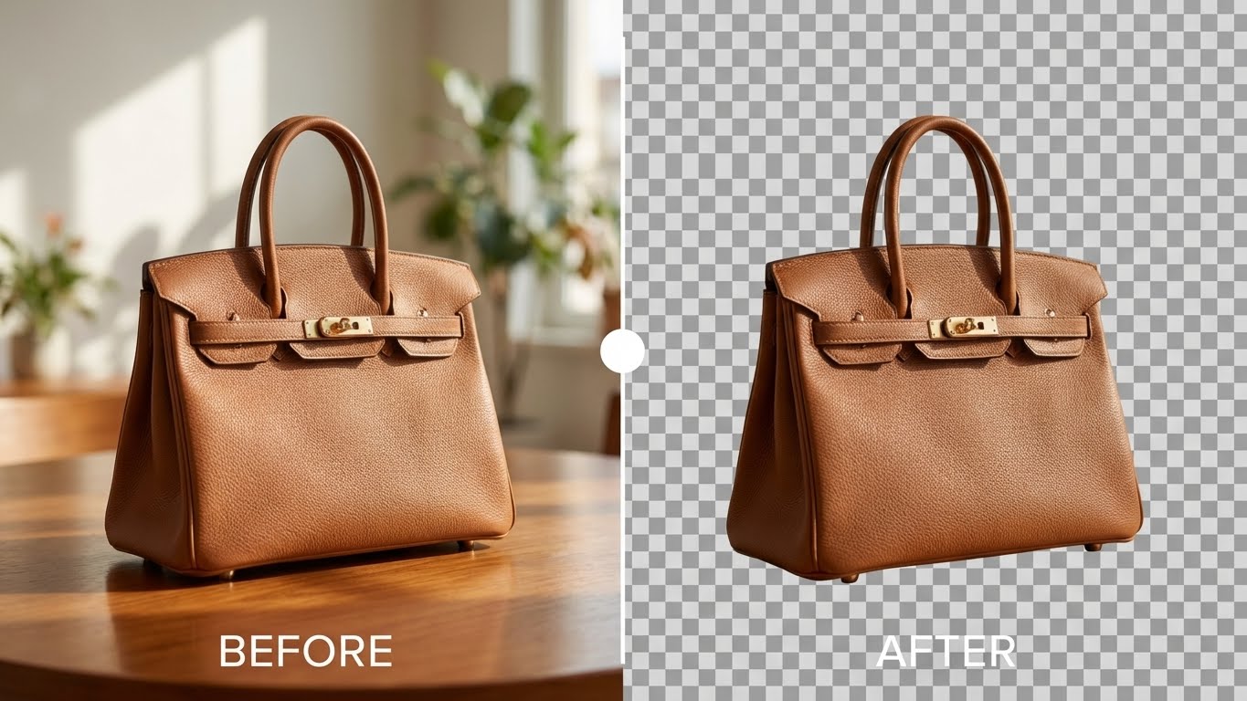 Background Removal Before and After