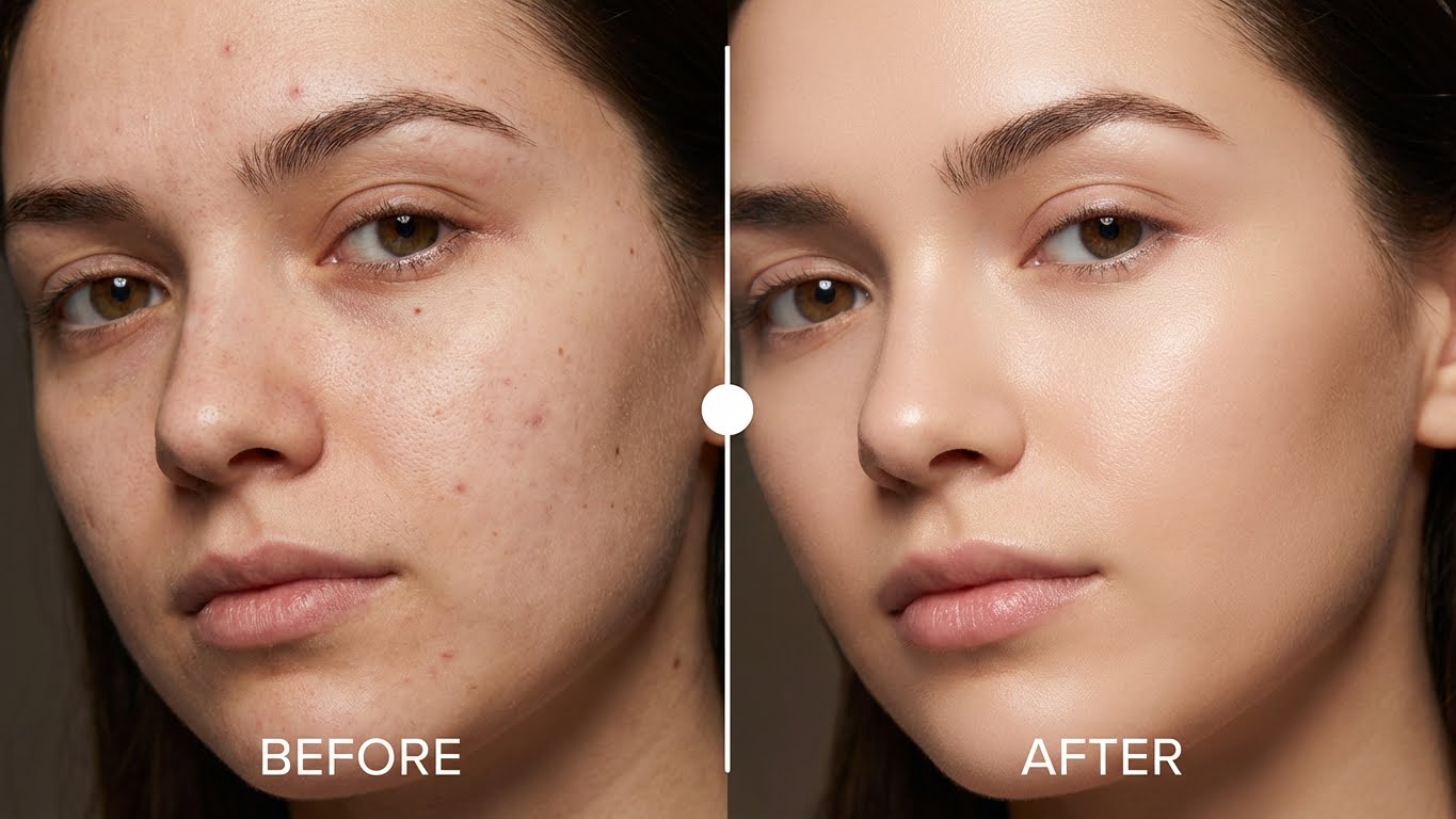 Skin Enhancer Before and After